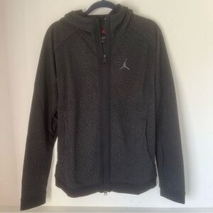 🚫SOLD🚫 Nike Air Jordan Dri-FIT Elephant Print Full-Zip Hoodie Grey/Black